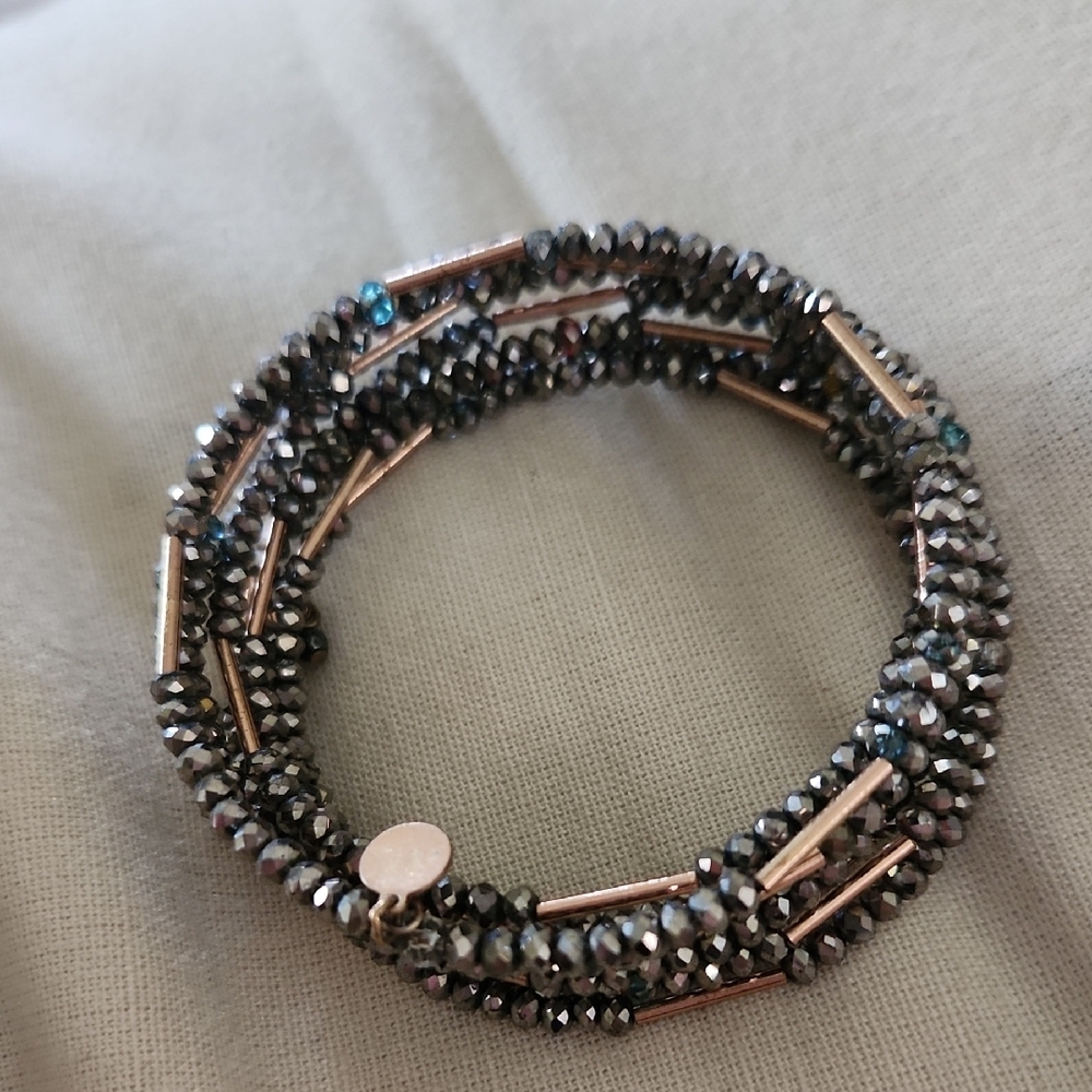 Stella & Dot Wrap Beaded Bracelet